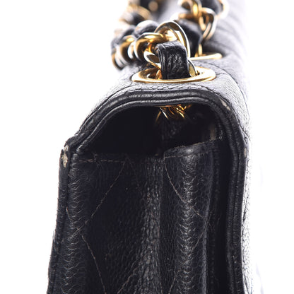 Chanel Caviar Quilted Jumbo Single Flap Black 9 of 20