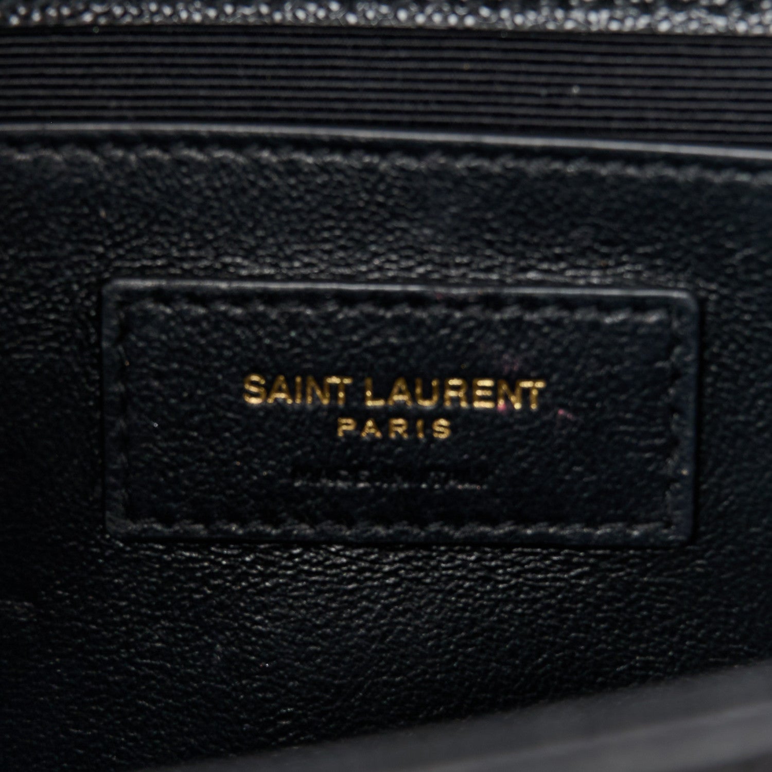 Saint Laurent Grain De Poudre Medium Classic Monogram Kate Satchel Black 7 of 12