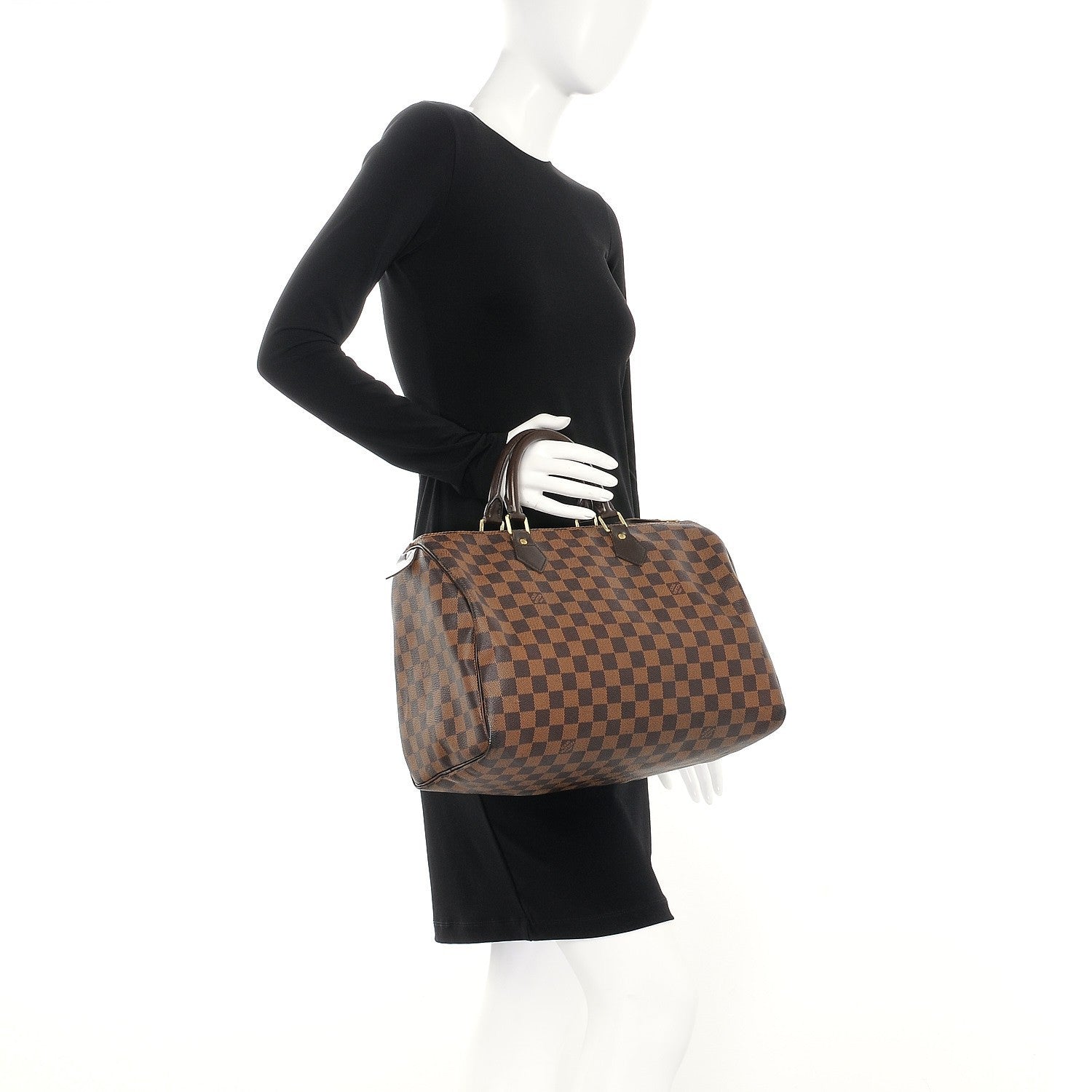 Louis Vuitton Damier Ebene Speedy 35 2 of 13