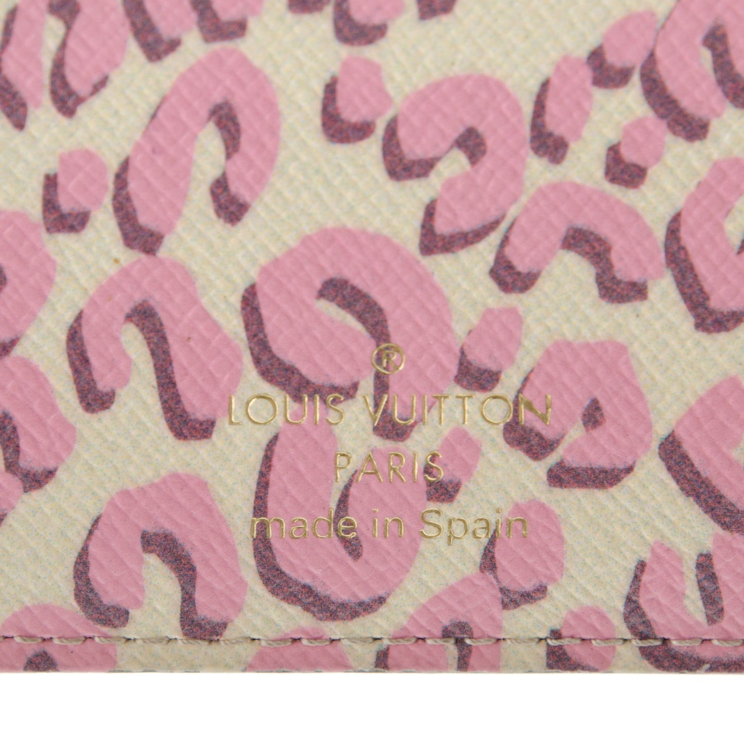 Monogram Leopard Insolite Wallet Blanc Corail
