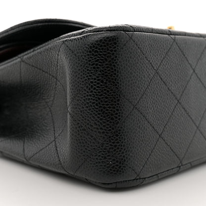 Chanel Caviar Quilted Jumbo Double Flap Black 9 of 11
