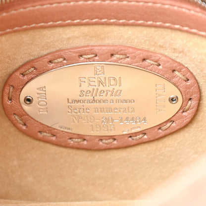 Fendi Calfskin Romano Selleria Mini Mama Baguette Bois De Rose 6 of 12