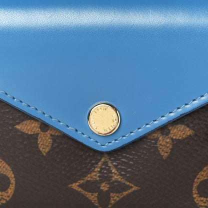 Louis Vuitton Monogram Zoe Wallet Blue Jean 7 of 8