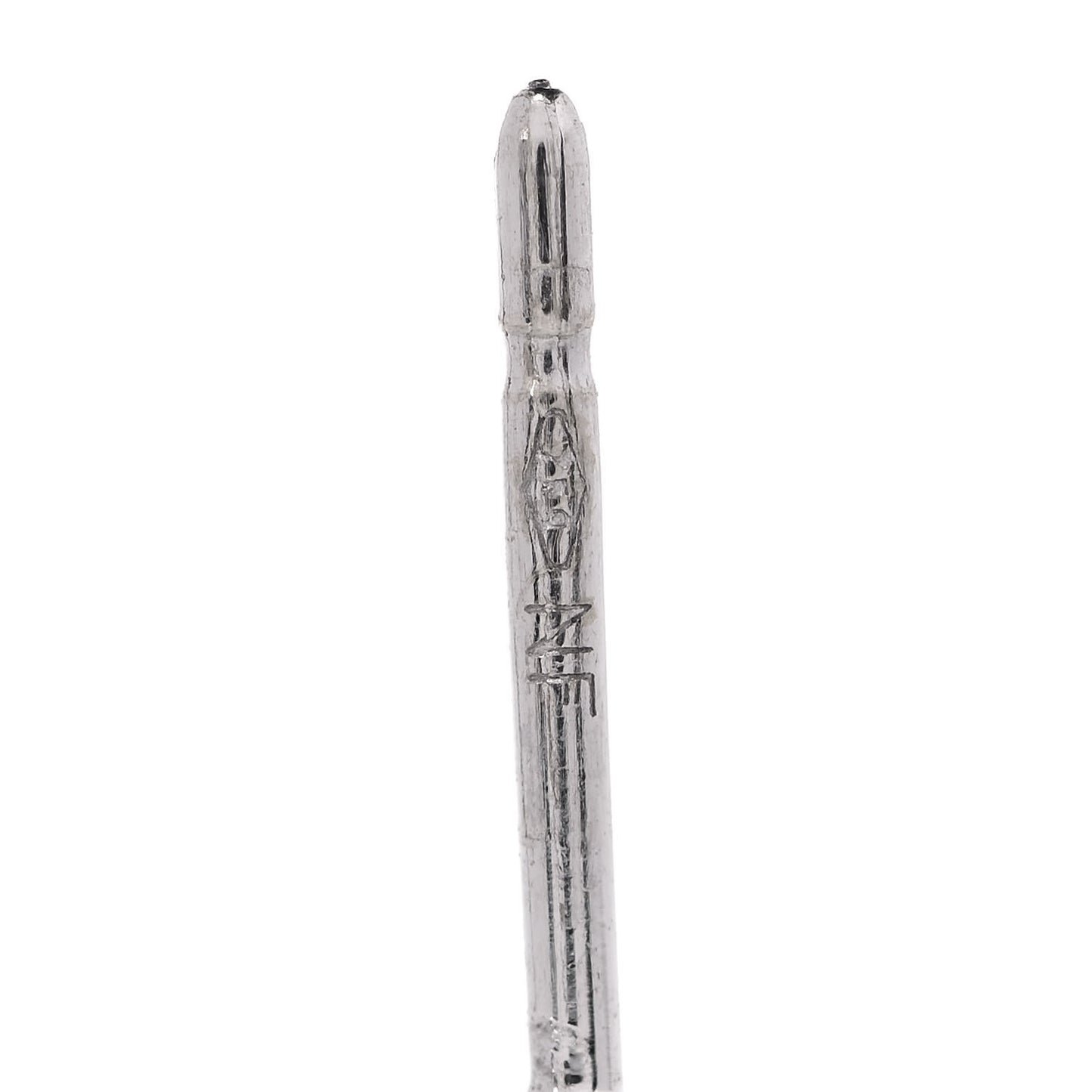 18K White Gold Diamond Tiny Treasures Heart Stud Earrings