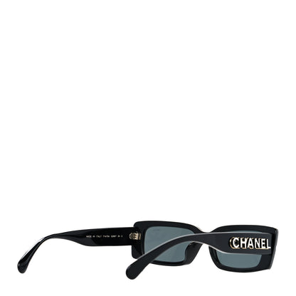 Chanel Acetate CC Sunglasses 71473A Black 4 of 6