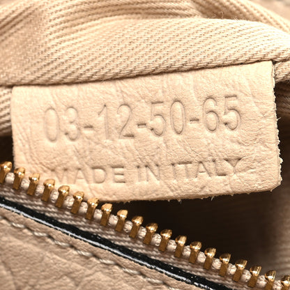 Chloe Grained Calfskin Medium Sally Flap Bag Cream 9 of 13