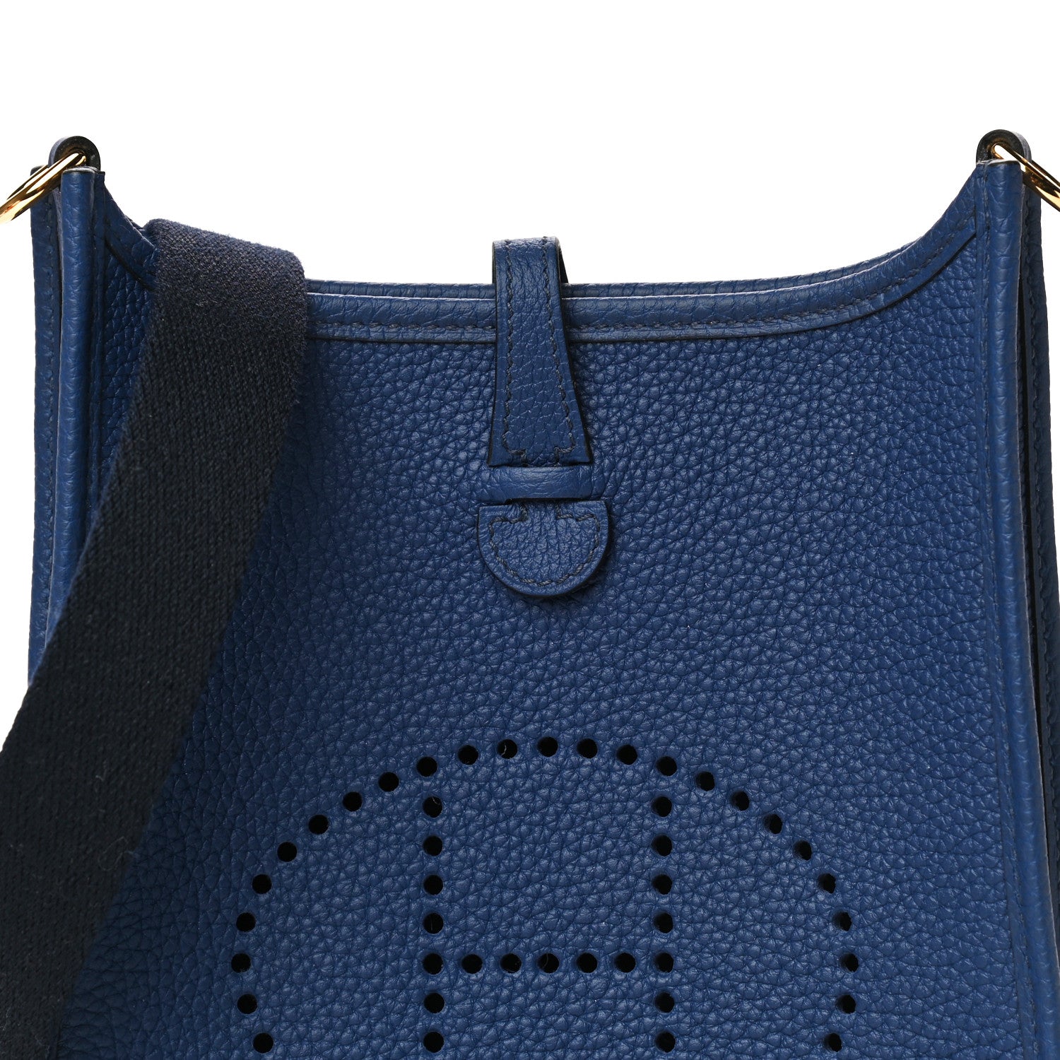 Hermes Taurillon Clemence Amazone Evelyne TPM Blue Saphir Blue Indigo 7 of 12