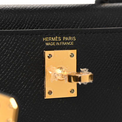Hermes Epsom Mini Kelly Sellier 20 Black 6 of 11