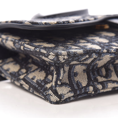 Christian Dior Oblique Saddle Belt Bag Blue 10 of 12