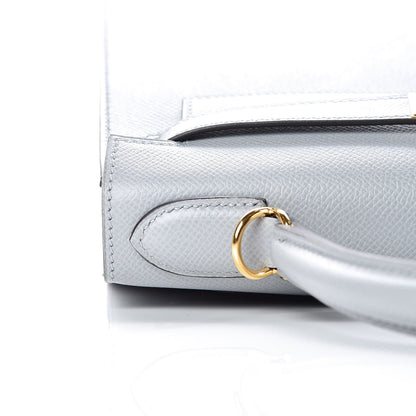 Hermes Epsom Kelly Sellier 28 Bleu Glacier 8 of 34
