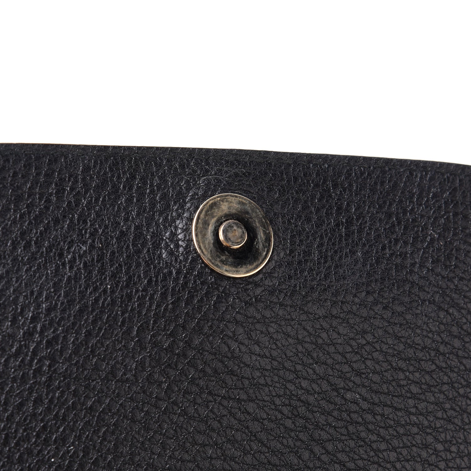 Gucci Pebbled Calfskin Medium Soho Flap Crossbody Black 12 of 13