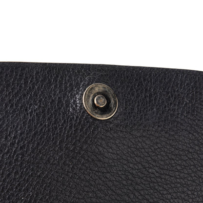 Gucci Pebbled Calfskin Medium Soho Flap Crossbody Black 12 of 13