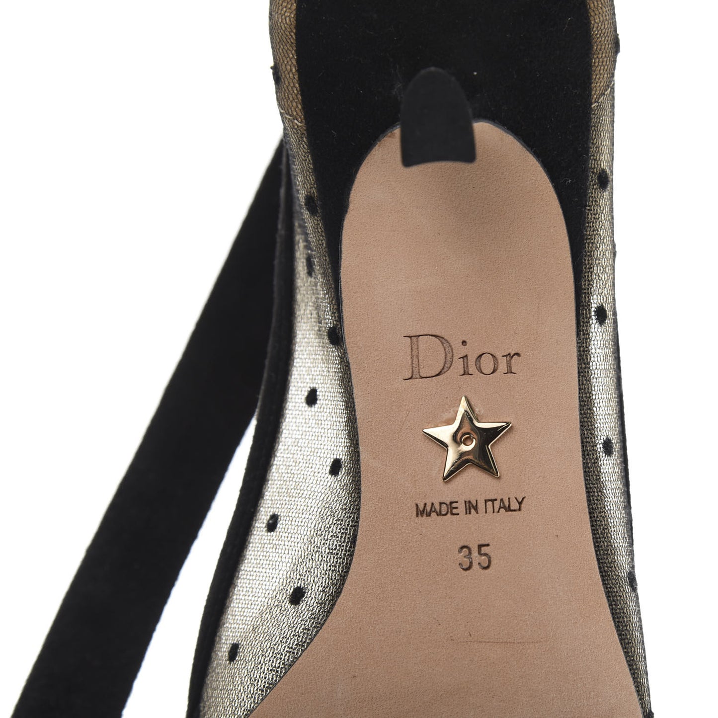 Suede Calfskin Lovely-D Ankle Wrap Pumps 35 Black