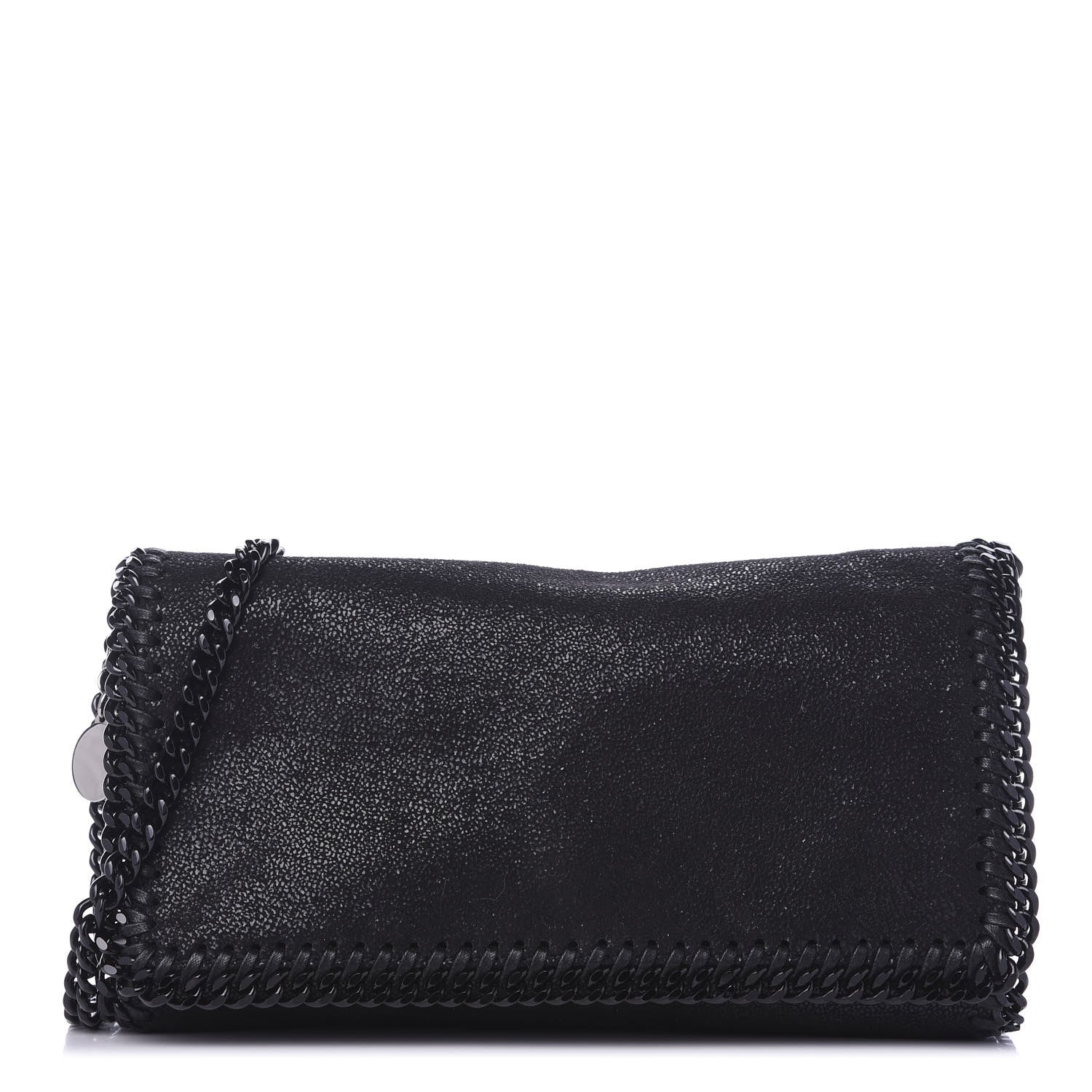 Stella McCartney Shaggy Deer Falabella Crossbody Clutch Black 1 of 9