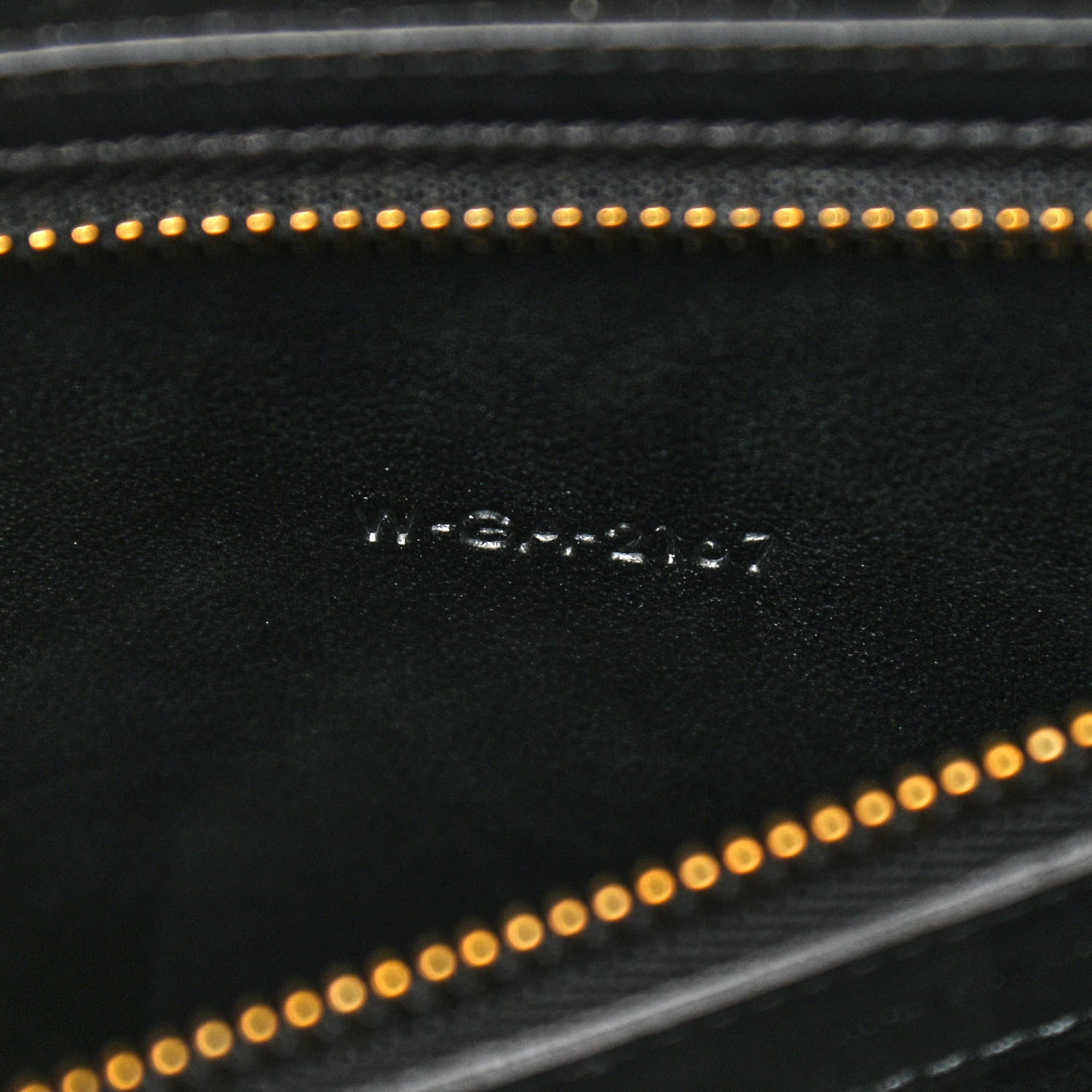 Celine Nubuck Drummed Calfskin Mini Bi-Color Luggage Black White 7 of 12
