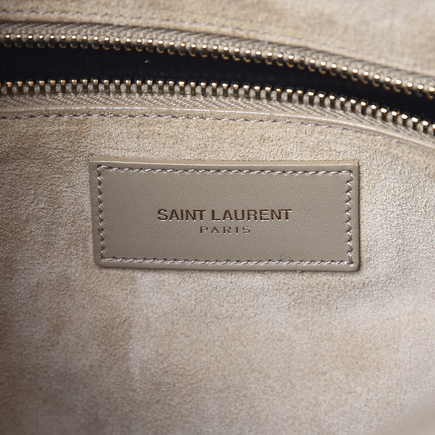 Saint Laurent Calfskin Classic Duffle 6 Beige Vintage 6 of 13
