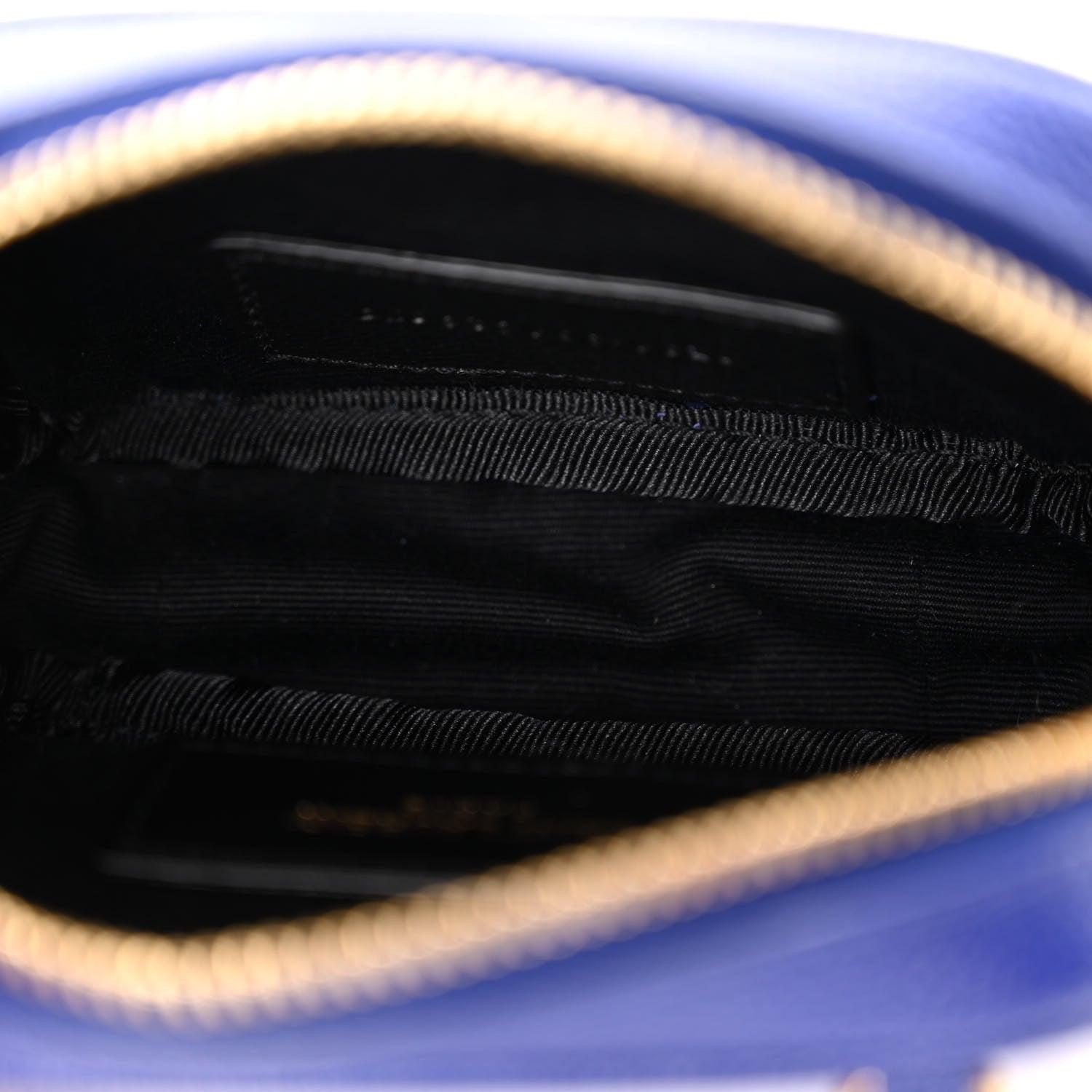 Saint Laurent Grain De Poudre Matelasse Monogram Baby Lou Camera Bag Sapphire Blue 5 of 9