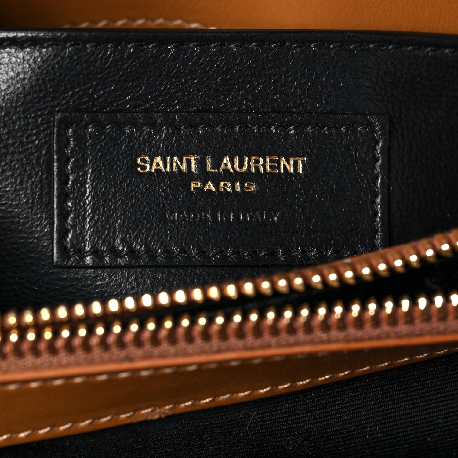 Saint Laurent Calfskin Y Quilted Monogram Small Loulou Chain Satchel Dark Natural 6 of 12