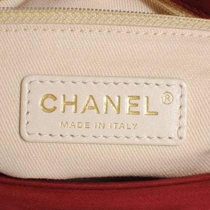 Chanel Iridescent Calfskin Chic Quilt Flap Red 6 of 7