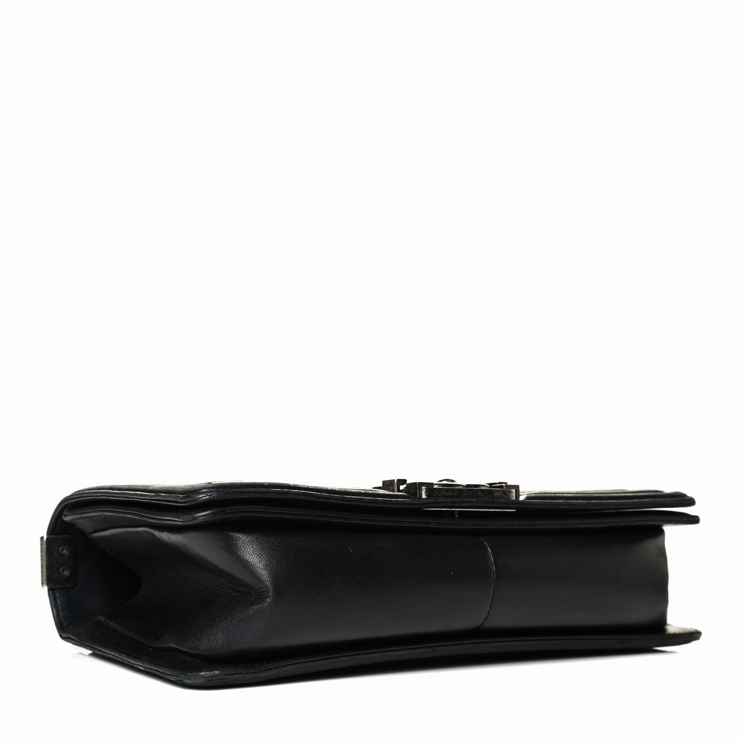 Chanel Lambskin Quilted Medium Boy Flap Black 3 of 8