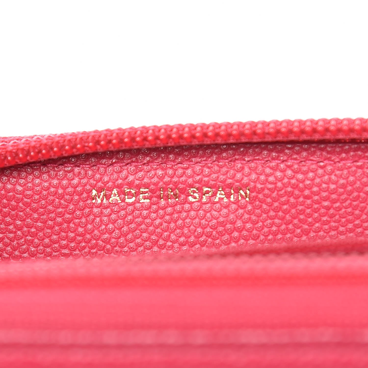 Chanel Caviar Quilted Small Boy Zip Around Wallet Fuchsia 7 of 11