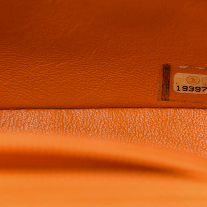 Chanel Patent Quilted Mini Square Flap Orange 9 of 12