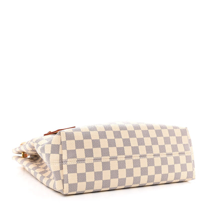 Louis Vuitton Damier Azur Graceful PM Rose Ballerine 4 of 9