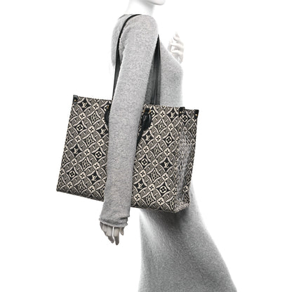 Louis Vuitton Jacquard Since 1854 Onthego GM Grey 2 of 9