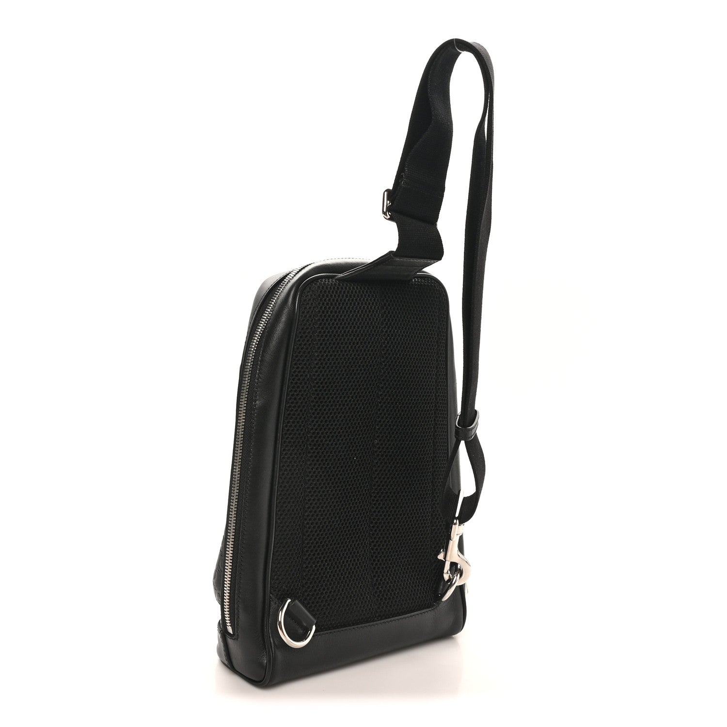 Gucci Guccissima Sling Backpack Black 3 of 10