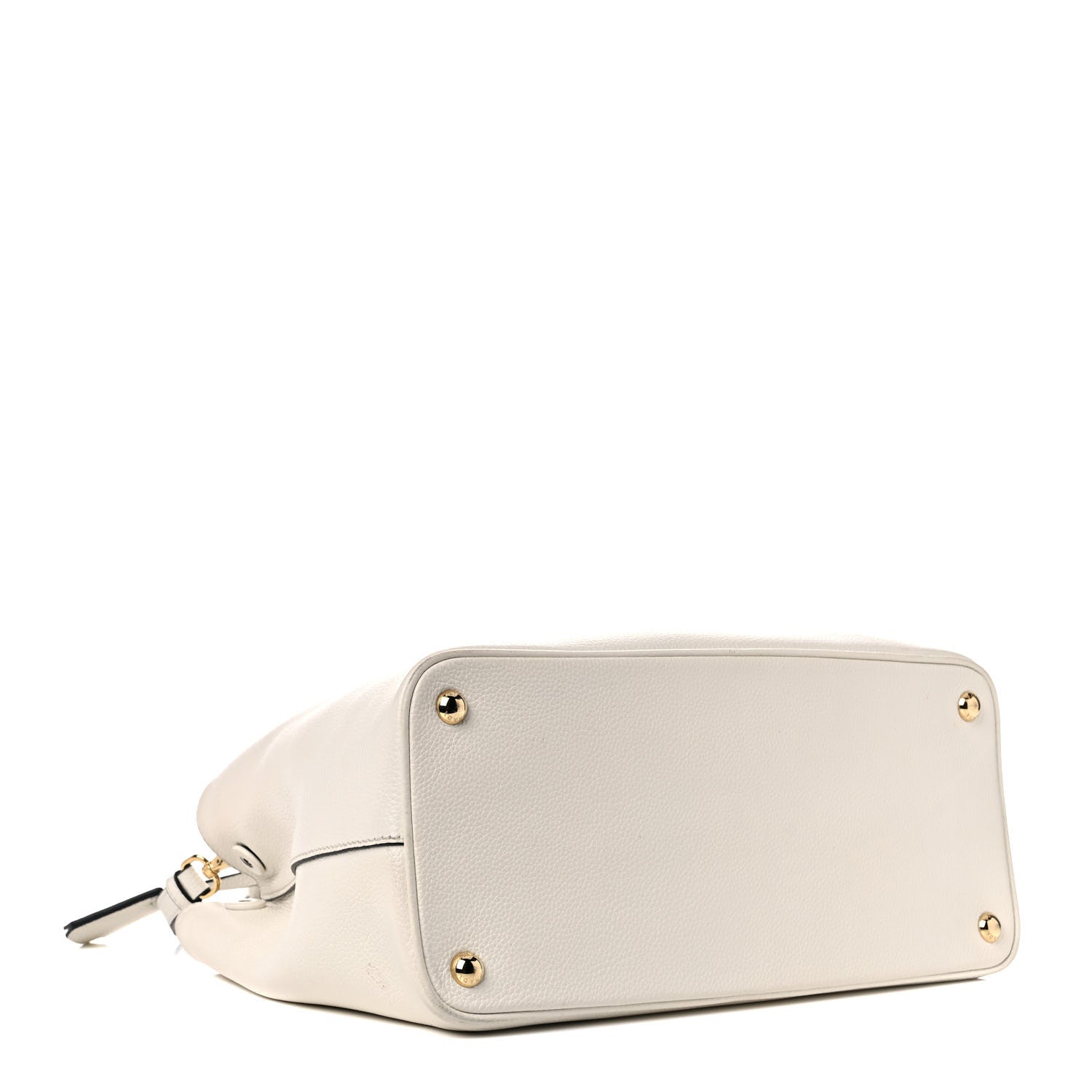 Prada Vitello Daino Shoulder Bag White 4 of 20