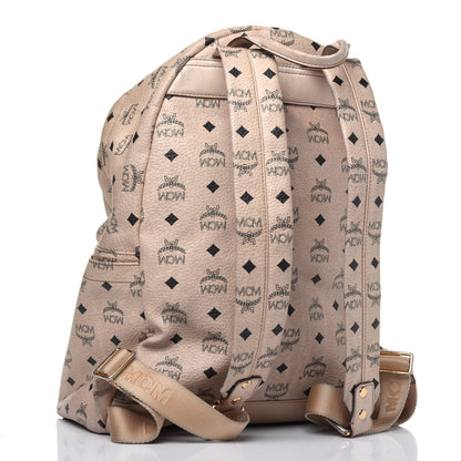 MCM Visetos Medium Sprinkle Stud Stark Backpack Beige 2 of 32