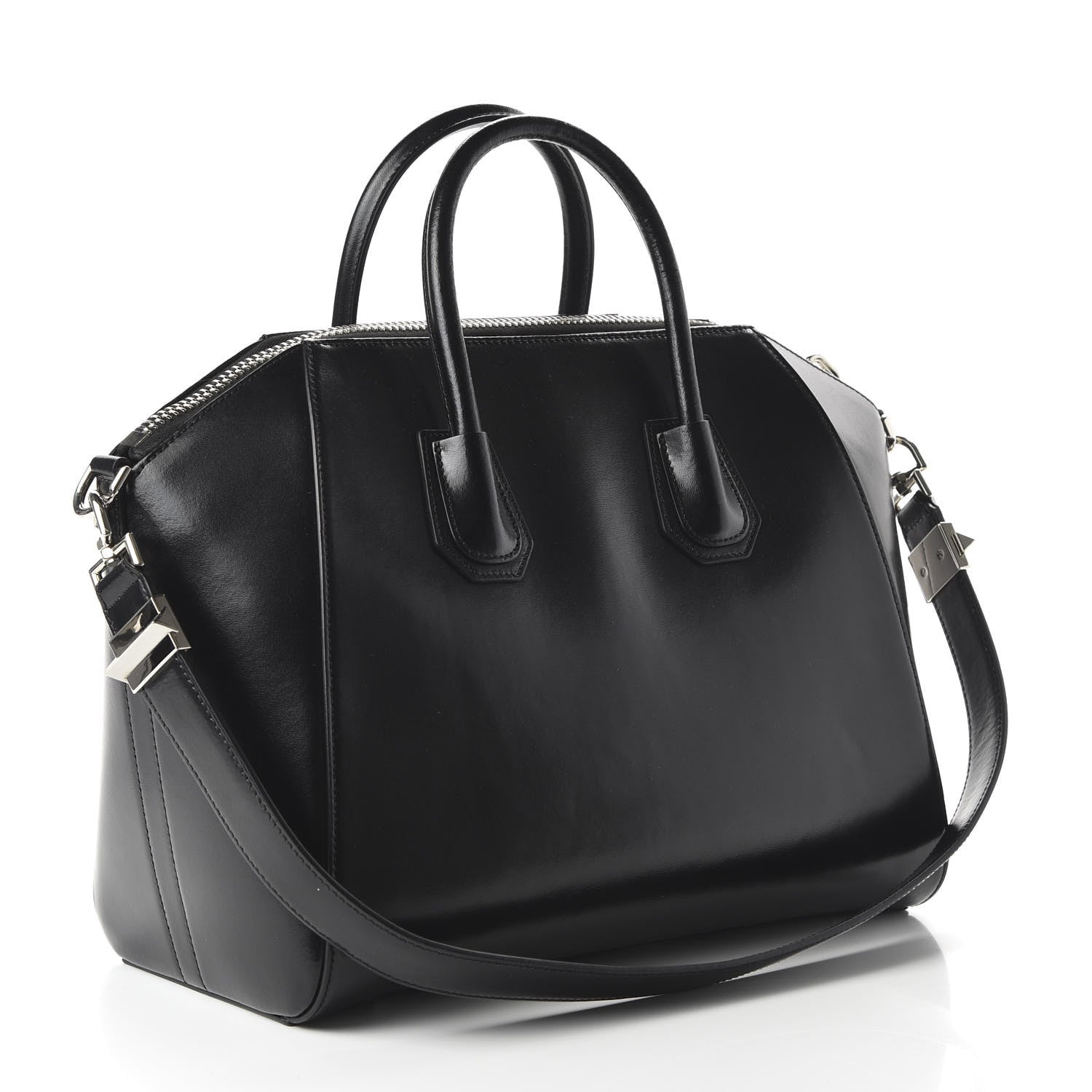Givenchy Shiny Lord Calfskin Medium Antigona Black 3 of 10