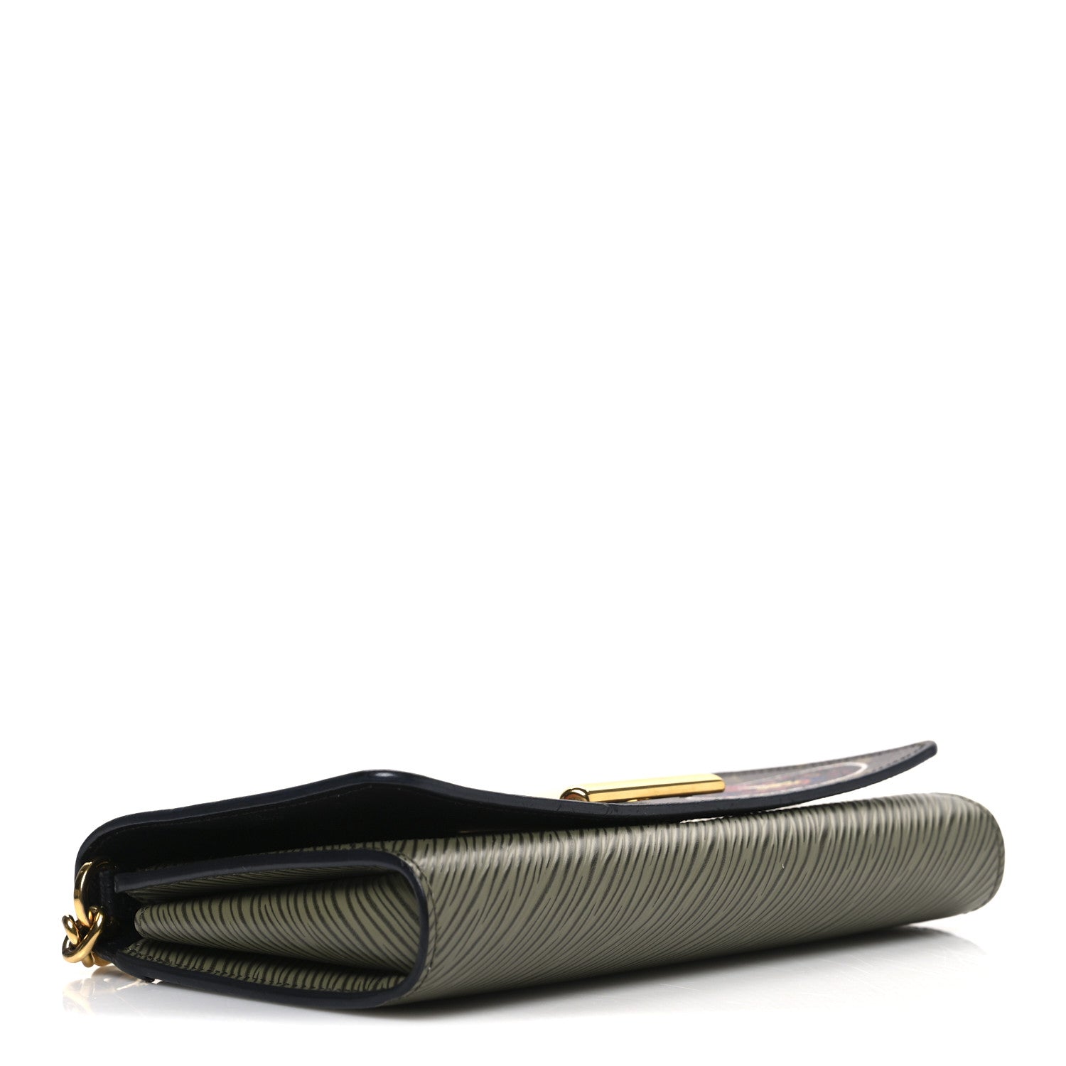Louis Vuitton Monogram Epi Kabuki Twist Chain Wallet 4 of 9