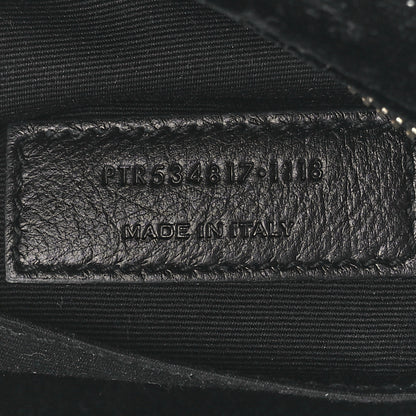 Saint Laurent Velour Matelasse Monogram Lou Belt Bag Black 7 of 12