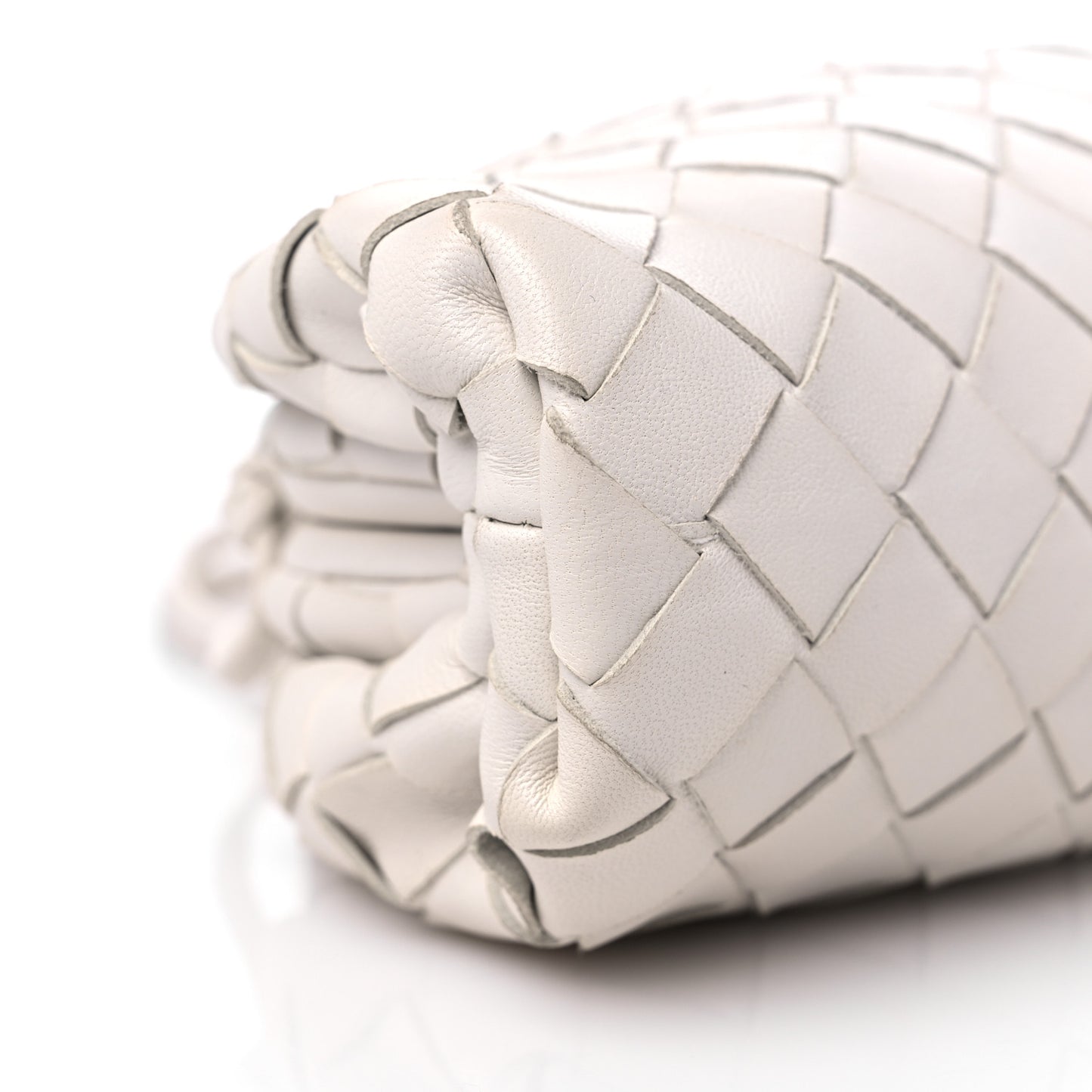 Nappa Intrecciato The Mini Pouch Chalk