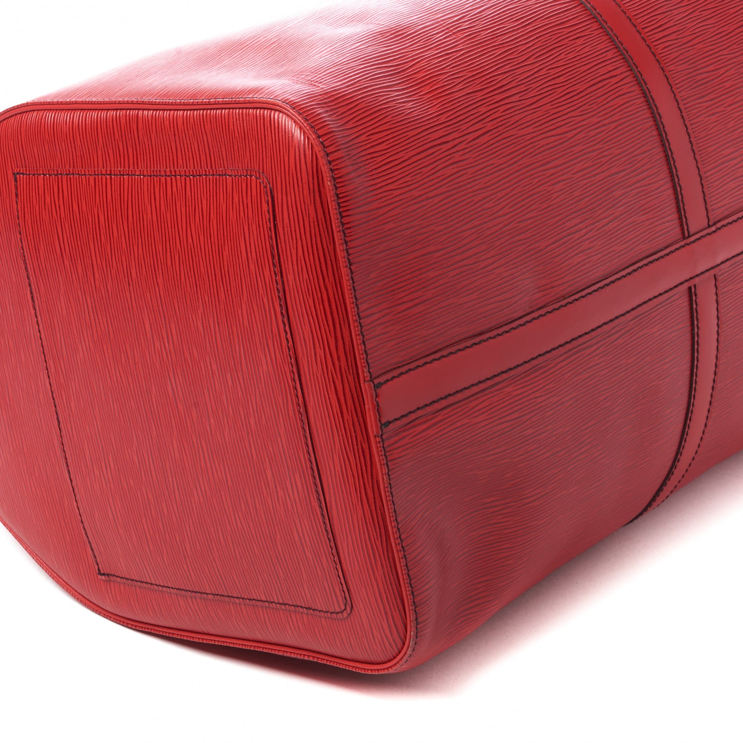 Louis Vuitton Epi Keepall 60 Castillan Red 6 of 9