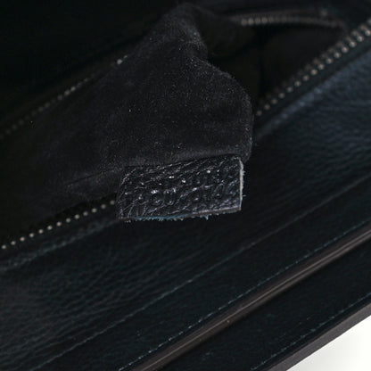 Celine Drummed Calfskin Micro Luggage Black 7 of 10