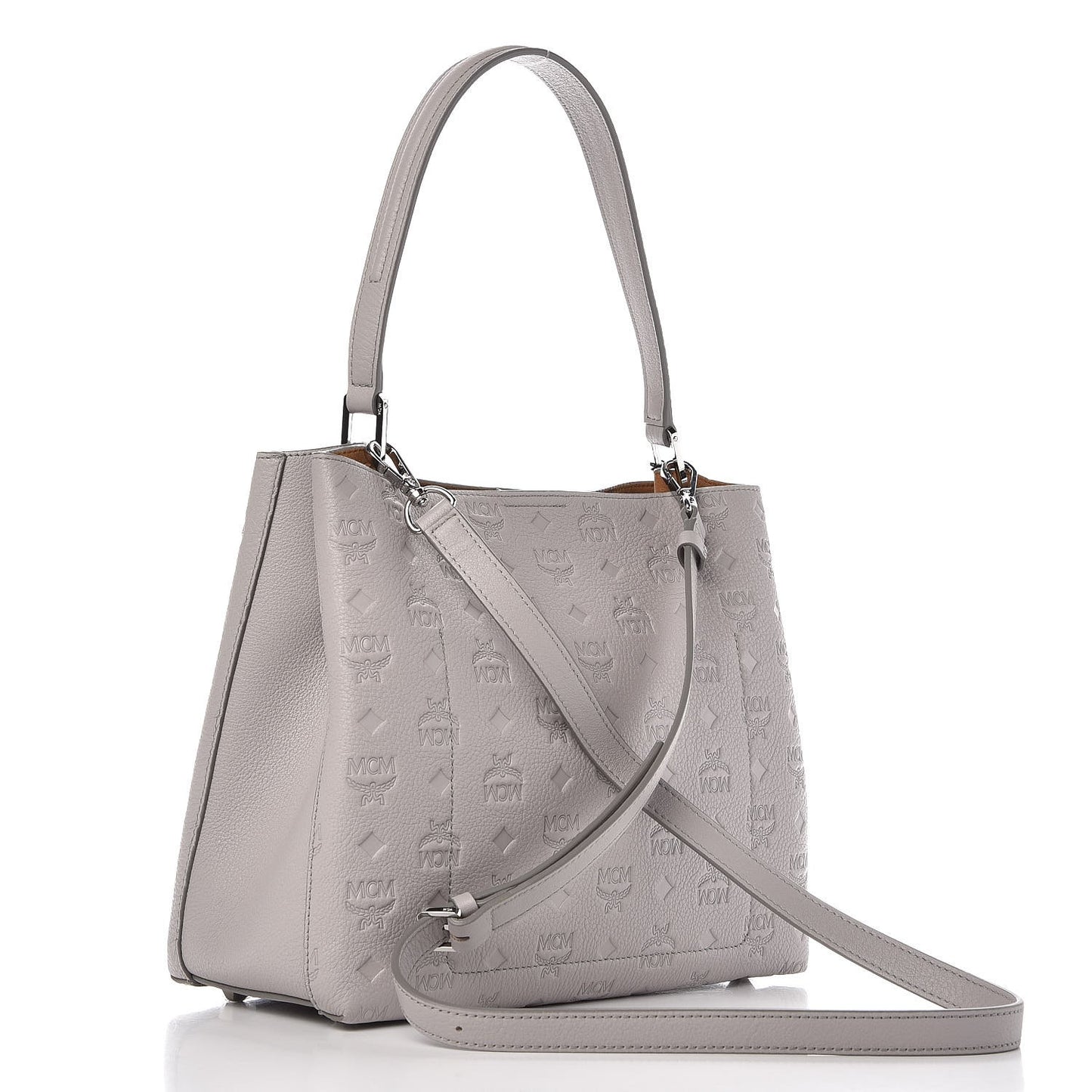 Calfskin Ottomar Monogram Sarah Convertible Hobo Dove