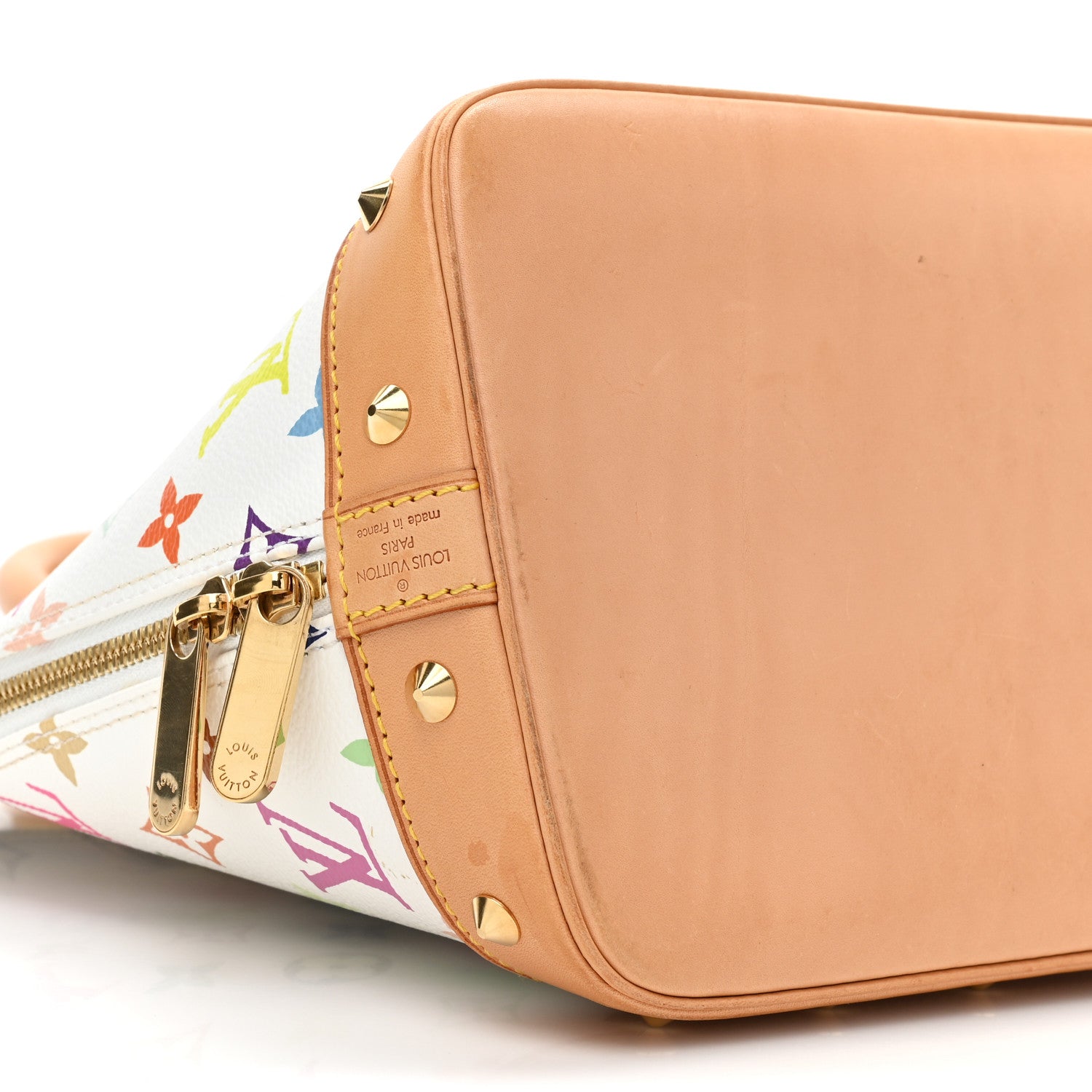 Louis Vuitton Monogram Multicolor Alma White 8 of 17