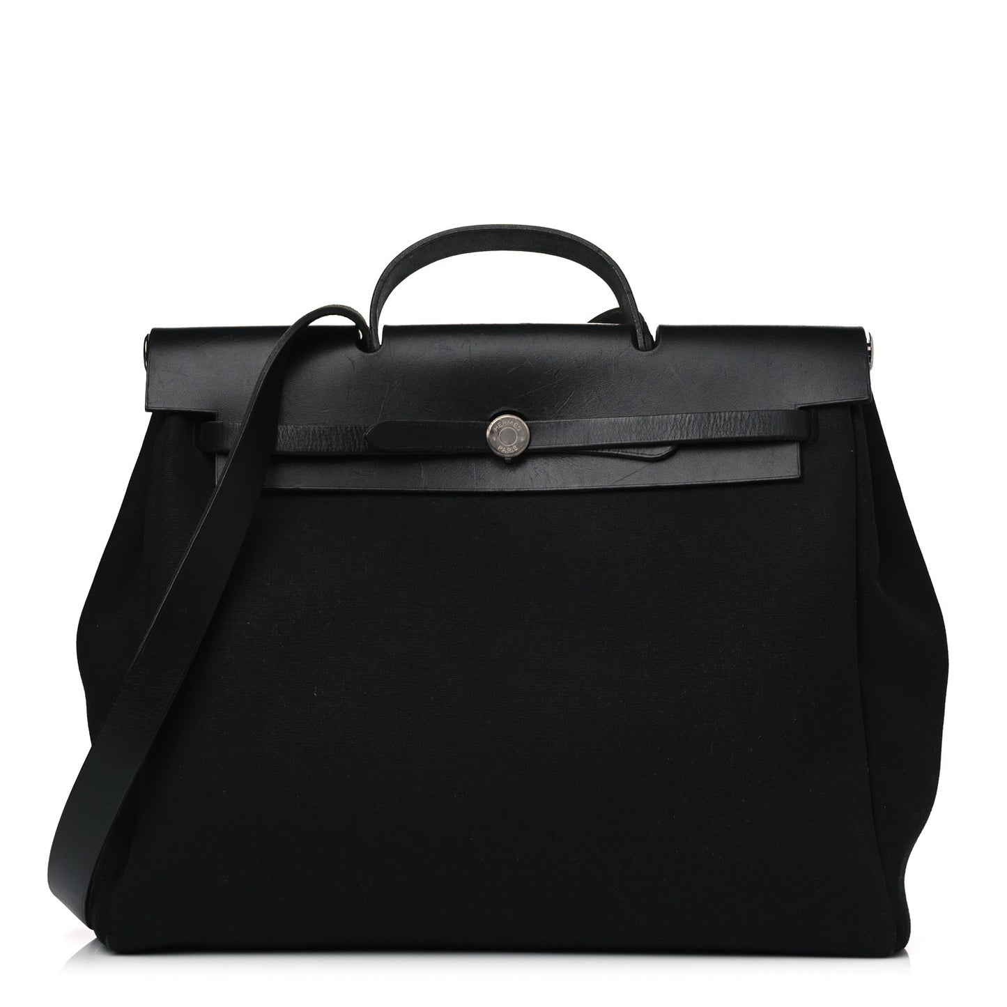 Toile Vache Calfskin Herbag 39 MM Black