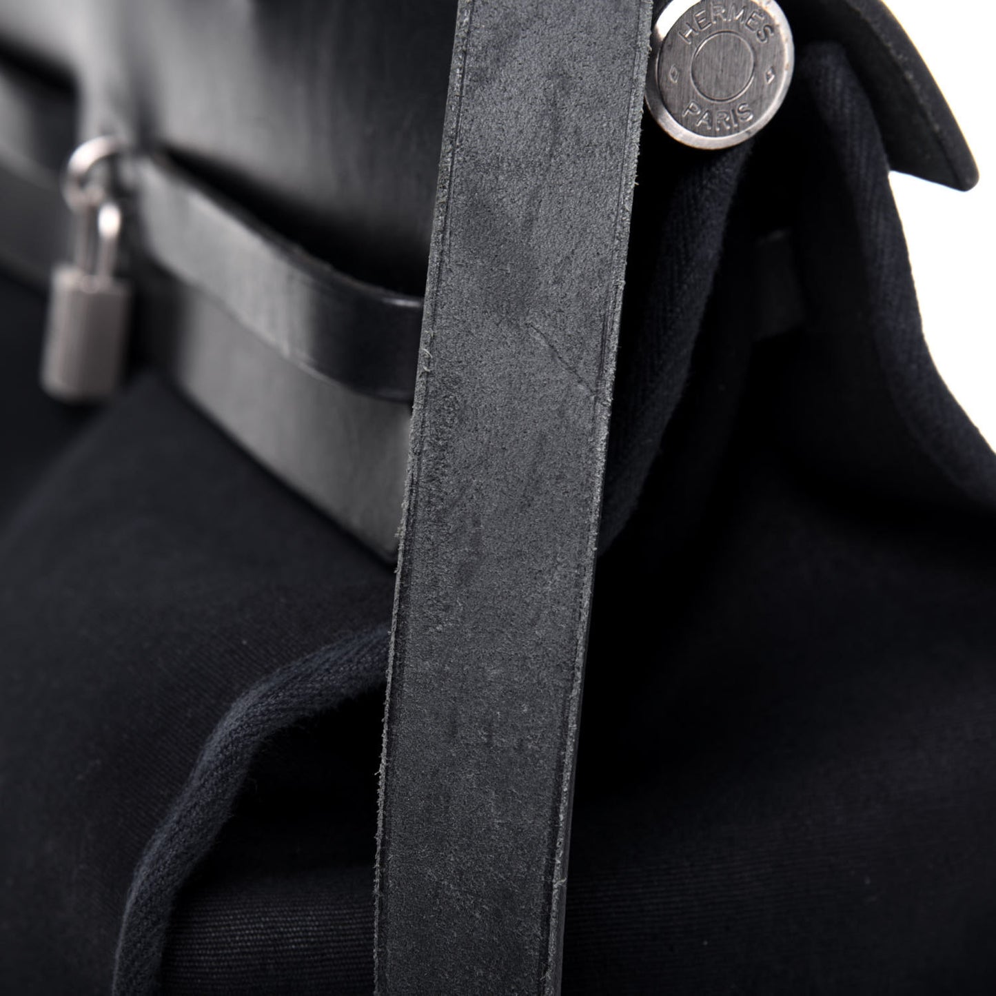Toile Vache Calfskin Herbag 39 MM Black
