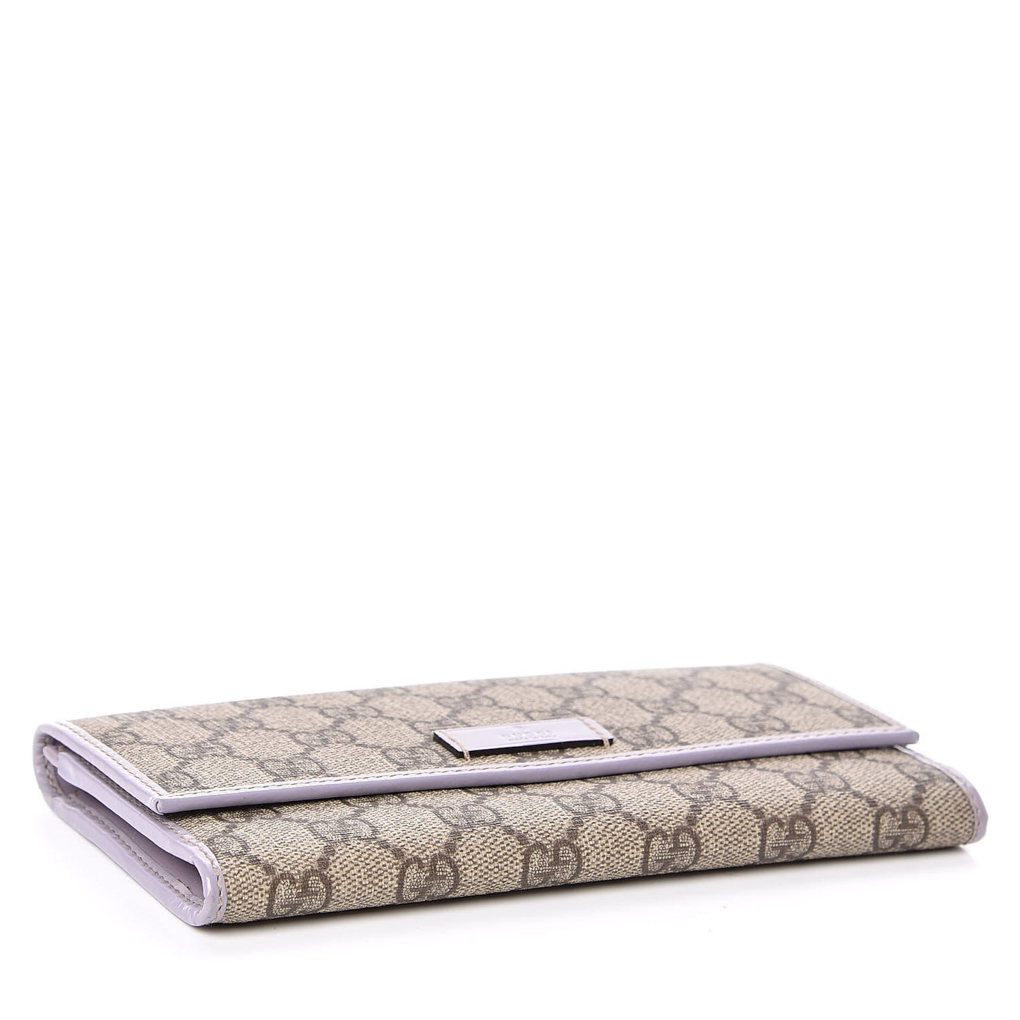 GG Plus Monogram Joy Continental Flap Wallet Lilac