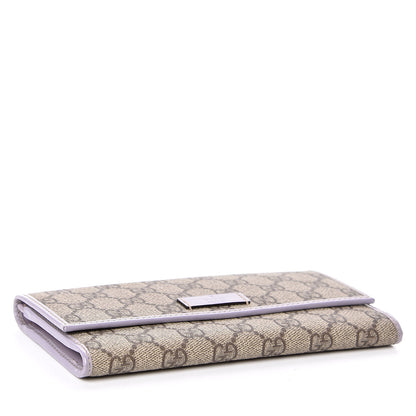 Gucci GG Plus Monogram Joy Continental Flap Wallet Lilac 4 of 7