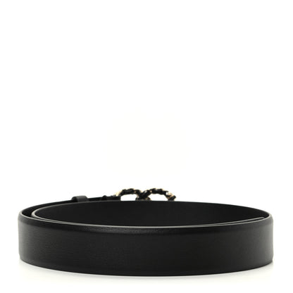 Chanel Calfskin CC Chain Belt 75 30 Black 2 of 6