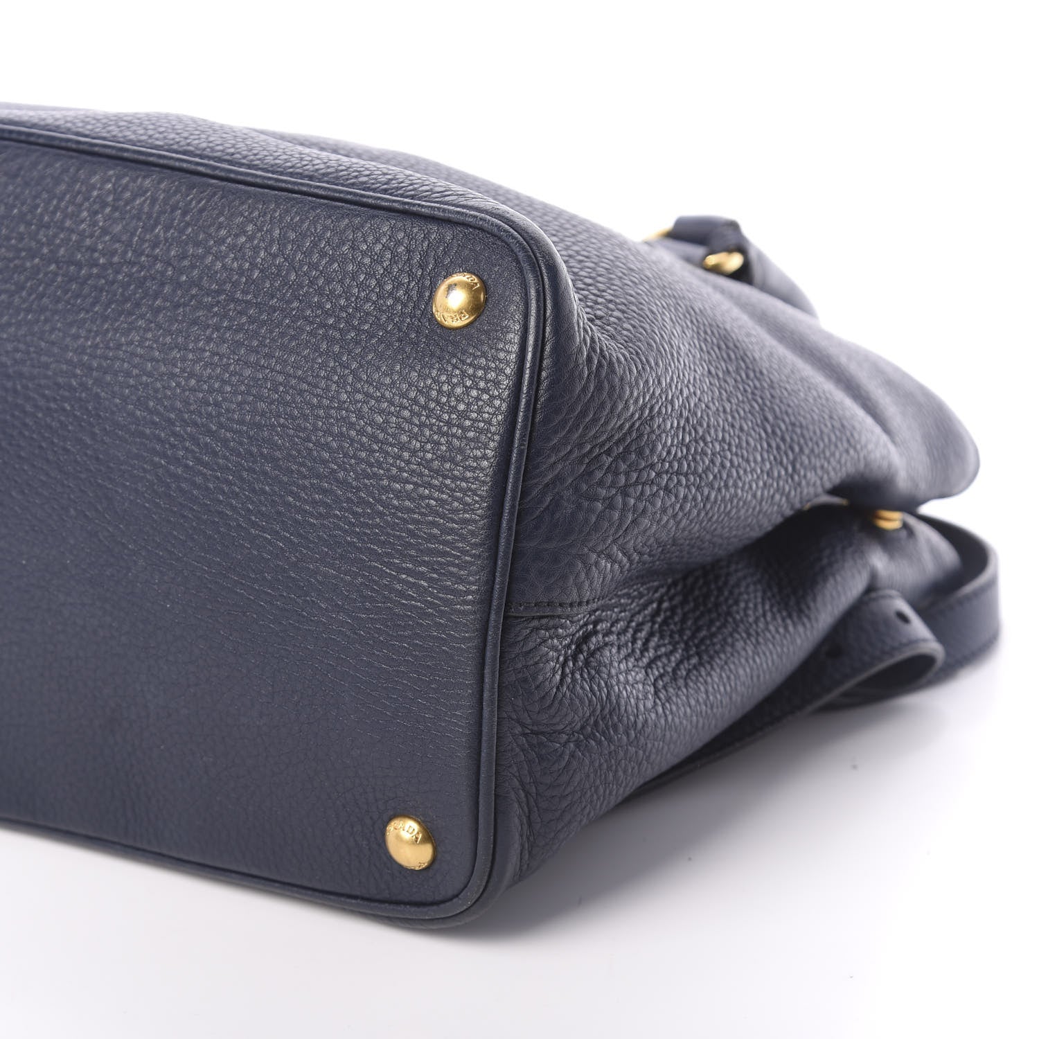 Prada Vitello Daino Tote Bluette 10 of 10