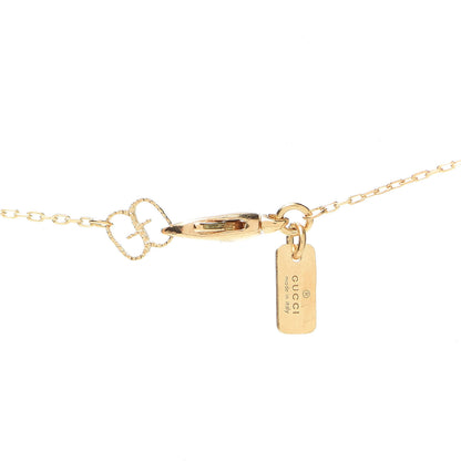 Gucci 18K Yellow Gold Enamel Icon Blooms Necklace Black 4 of 5