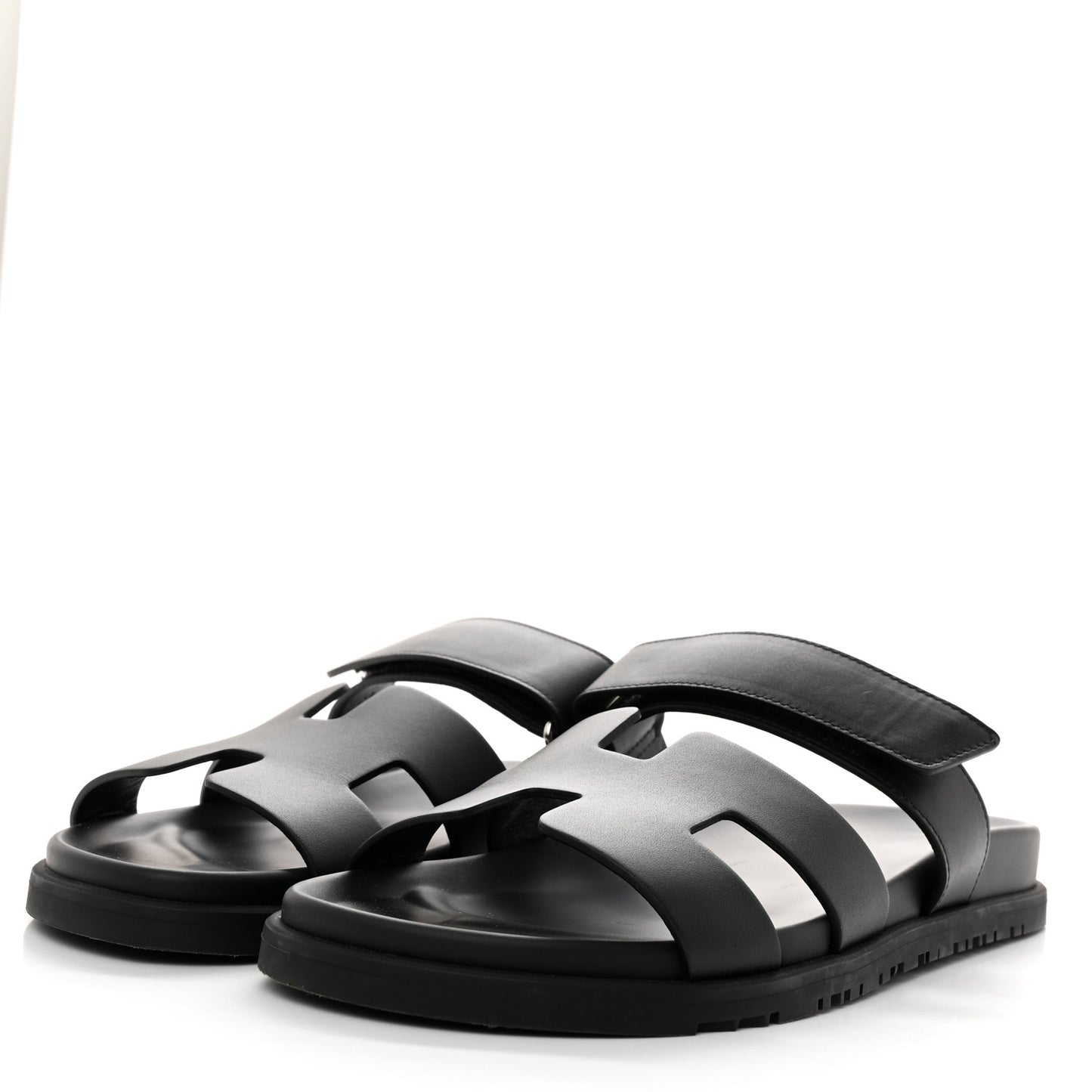 Calfskin Womens Chypre Sandals 41 Black