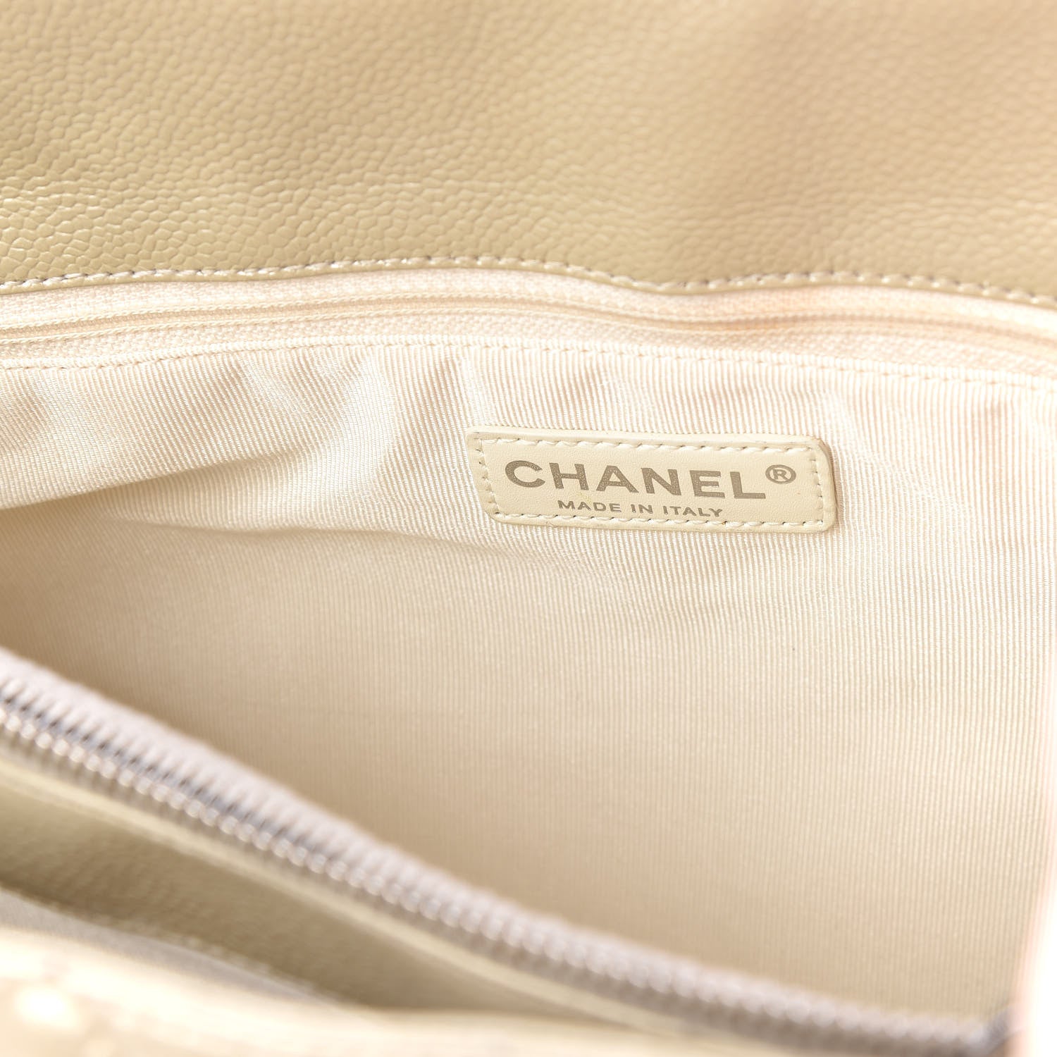 Chanel Caviar Quilted Grand Shopping Tote GST Pearl 7 of 12
