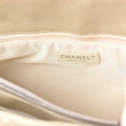 Chanel Caviar Quilted Grand Shopping Tote GST Pearl 7 of 12