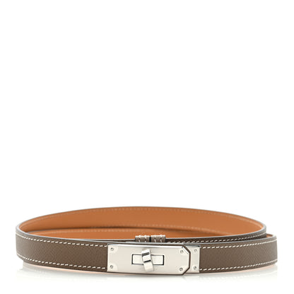 Hermes Epsom Kelly Belt Etoupe 1 of 4